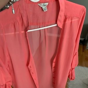 Peach blouse